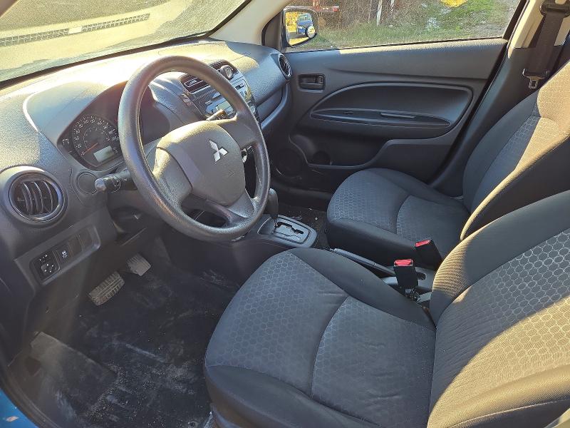 2014 Mitsubishi Mirage VIN ML32A3HJ3EH004737 COPART salvage auction — FRONT END, Qc - Gravement Accidente, sold $200 on 2026-07-07 (photo 7)