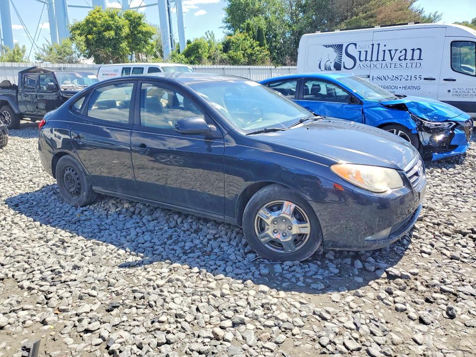 2008 Hyundai Elantra VIN KMHDU46D98U486637 COPART salvage auction — REAR END, NJ - CERT OF TITLE-SALVAGE (P), sold $400 on 2026-07-13 (photo 4)