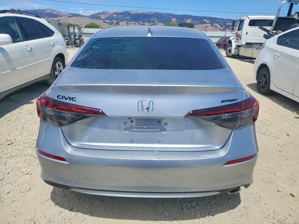 2026 Honda Civic VIN 2HGFE2F5XTH593071 COPART salvage auction — FRONT END, Ca - Salvage Certificate, sold $9,600 on 2026-07-28 (photo 6)