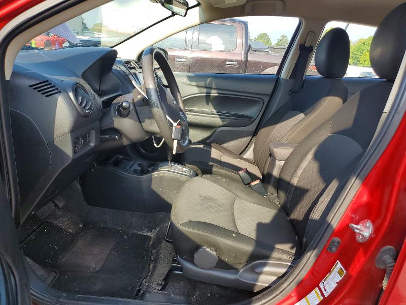 2022 Mitsubishi Mirage VIN ML32AUHJ1NH001132 COPART salvage auction — FRONT END, MS - CERT OF TITLE - HAIL SALVAGE (P), sold $325 on 2026-07-24 (photo 7)
