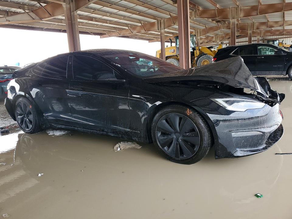 2024 Tesla Model s VIN 5YJSA1E50RF537465 COPART salvage auction — FRONT END, Tx - Salvage Vehicle Title, sold $16,100 on 2026-07-14 (photo 4)