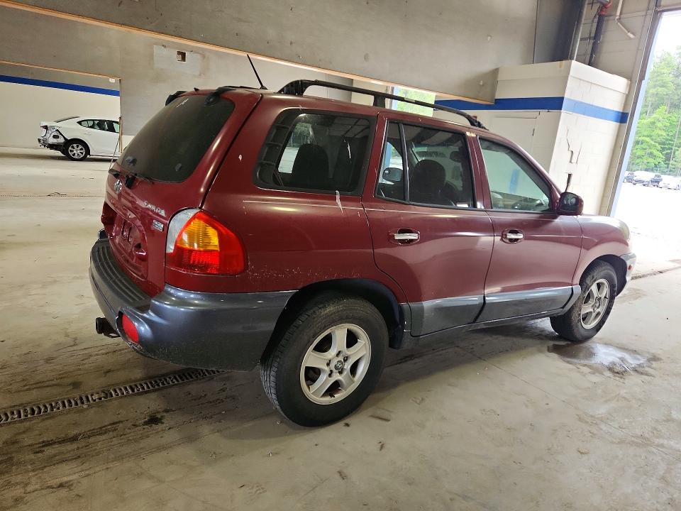 2004 Hyundai Santa fe VIN KM8SC13E44U798803 COPART salvage auction — FRONT END, VA - CERT OF TITLE - SALVAGE, sold $350 on 2026-07-02 (photo 3)