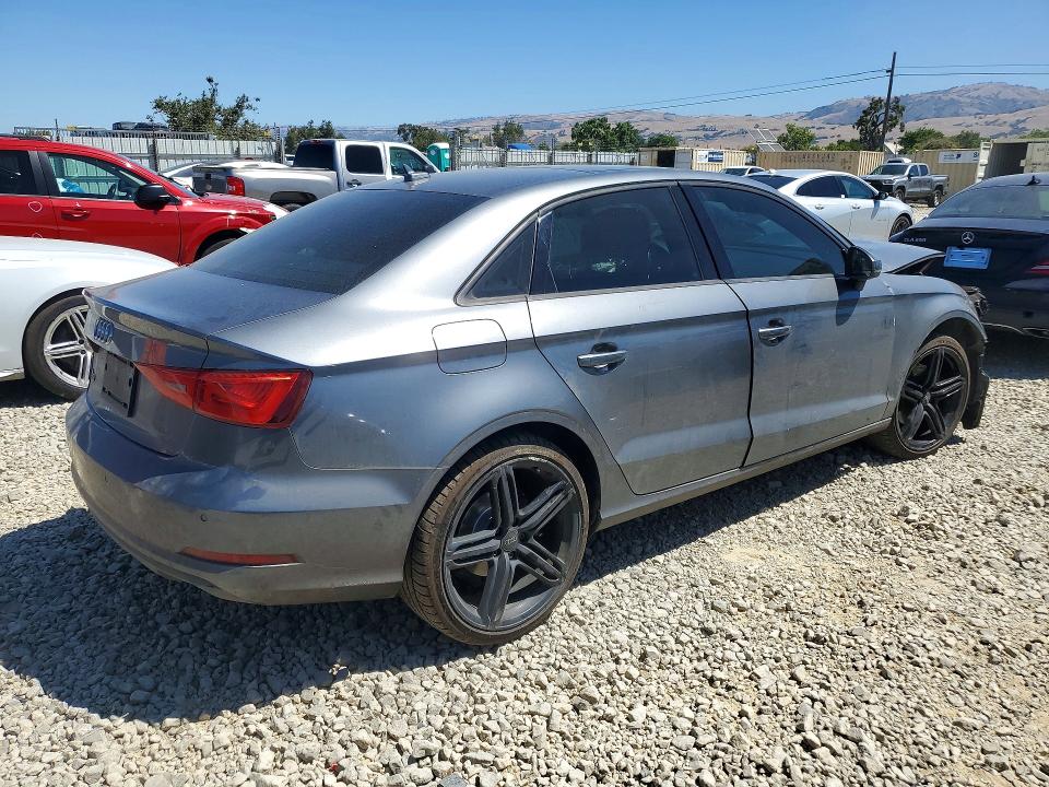 2016 Audi A3 VIN WAUA7GFF1G1020148 COPART salvage auction — FRONT END, Ca - Salvage Certificate, sold $250 on 2026-07-28 (photo 3)