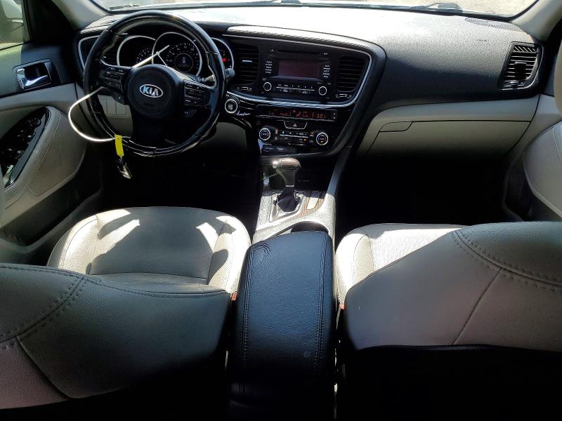 2014 Kia Optima VIN 5XXGN4A71EG348706 COPART salvage auction — REAR END, Ca - Salvage Certificate, sold $1,750 on 2026-07-24 (photo 8)