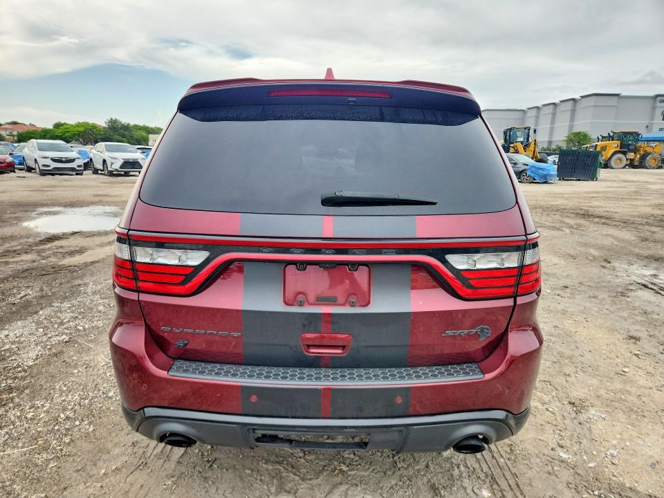 2021 Dodge Durango VIN 1C4SDJH93MC606015 COPART salvage auction — FRONT END, Fl - Cert Of Title-Rebuilt, sold $16,000 on 2026-07-02 (photo 6)