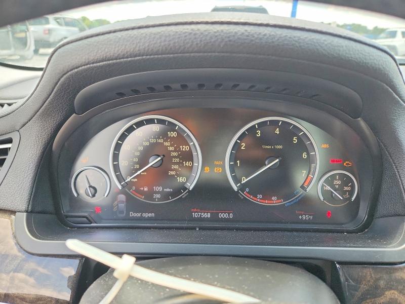 2012 BMW 7er VIN WBAKC8C55CC437756 COPART salvage auction — FRONT END, Fl - Certificate Of Title, sold $400 on 2026-07-31 (photo 9)