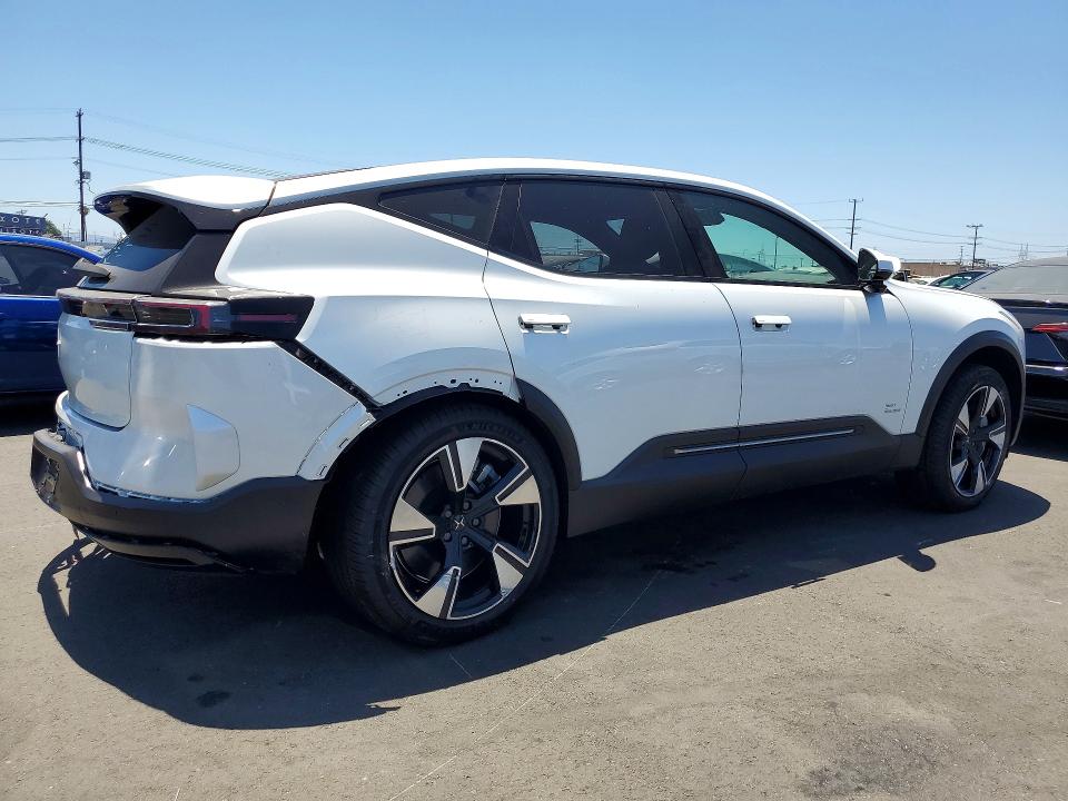 2025 Polestar VIN 7SYEA3YB4SG031118 COPART salvage auction — REAR END, Ca - Salvage Certificate, sold $11,700 on 2026-09-04 (photo 3)