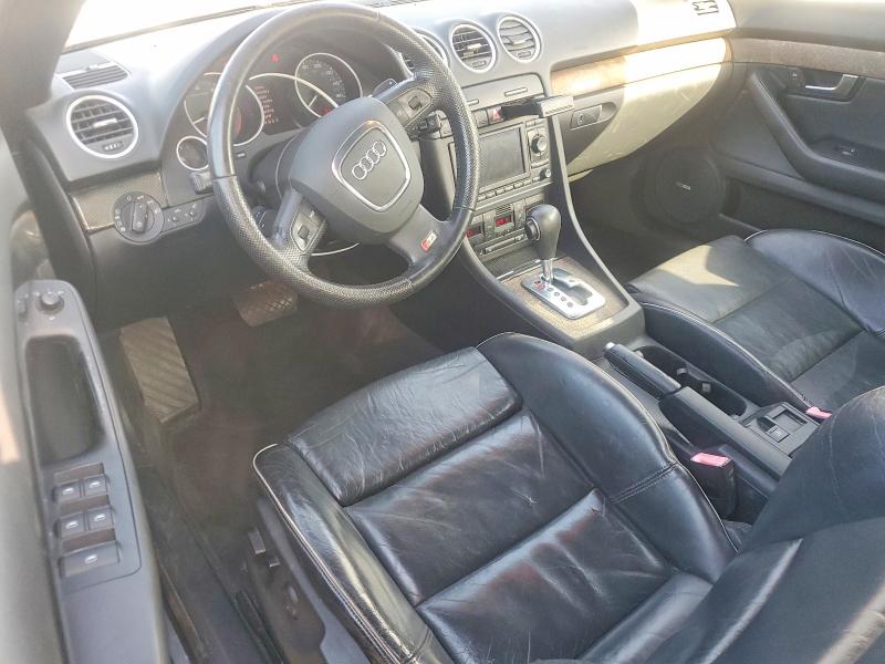2008 Audi S4 VIN WUARL48H08K900299 COPART salvage auction — FRONT END, Wv - Certificate Of Title (P), sold $2,950 on 2026-08-17 (photo 8)