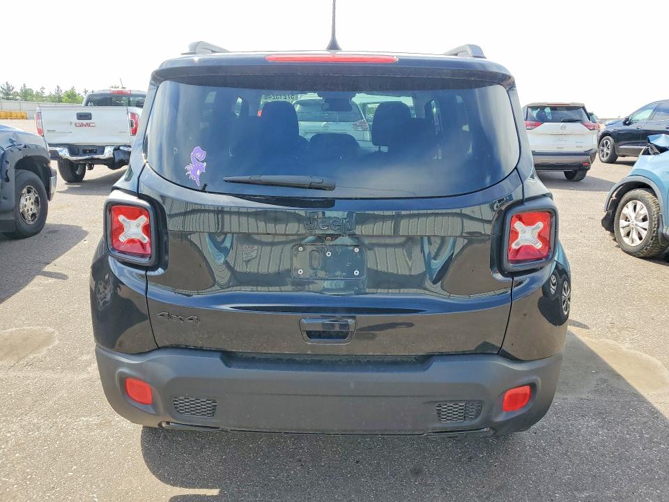 2018 Jeep Renegade VIN ZACCJBBBXJPH73610 COPART salvage auction — FRONT END, Mn - Cert Of Title-Prior Salvage, sold $1,600 on 2026-08-18 (photo 6)