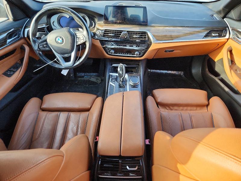 2019 BMW 5er VIN WBAJE5C55KWA98646 COPART salvage auction — NORMAL WEAR, TX - CERTIFICATE OF TITLE, sold $7,600 on 2026-07-30 (photo 8)