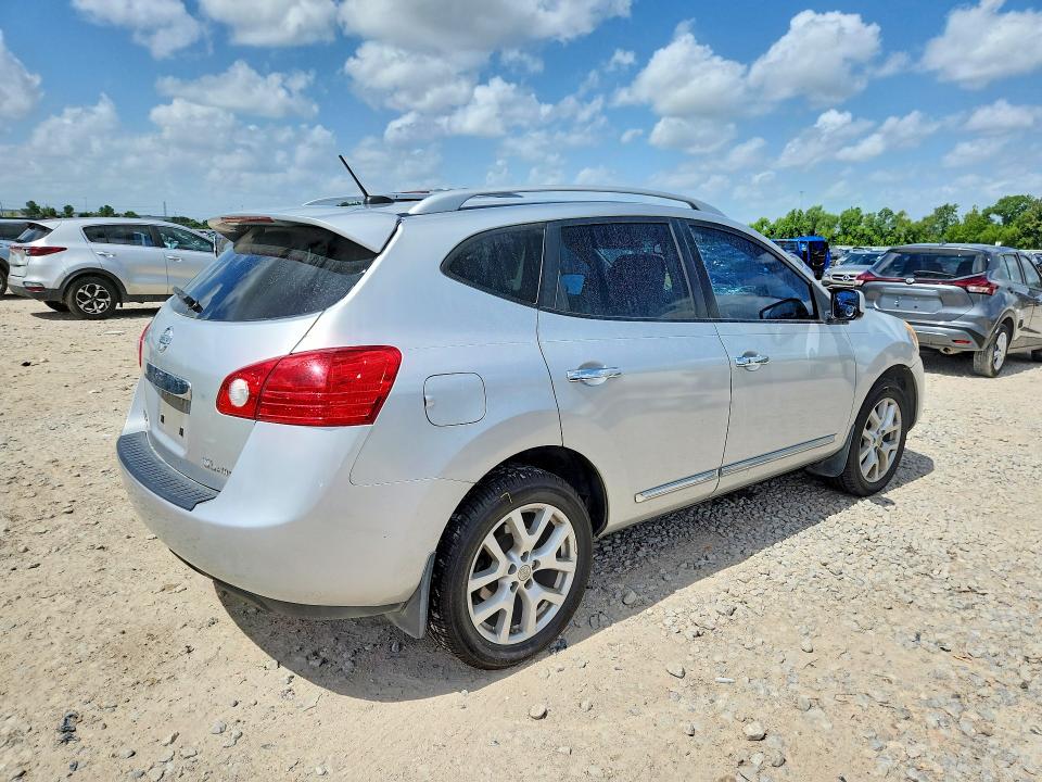 2011 Nissan Rogue VIN JN8AS5MV4BW687201 COPART salvage auction — FRONT END, Tx - Salvage Vehicle Title, sold $1,299 on 2026-07-18 (photo 3)