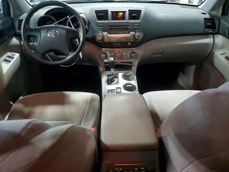 2012 Toyota Highlander VIN 5TDBK3EH4CS157843 COPART salvage auction — FRONT END, Mn - Cert Of Title-Prior Salvage, sold $475 on 2026-07-28 (photo 8)