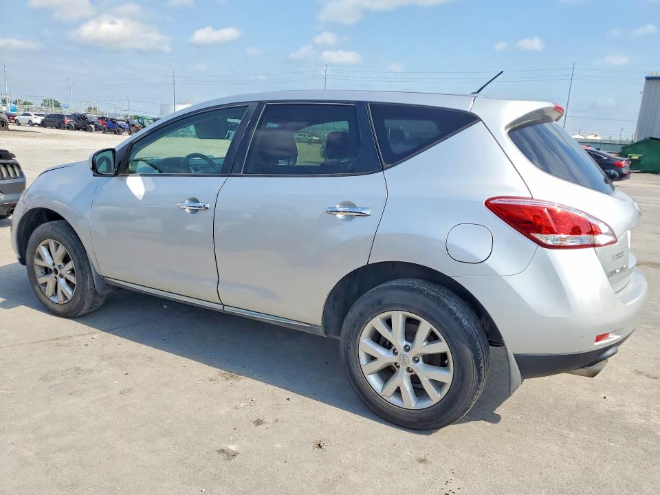 2014 Nissan Murano VIN JN8AZ1MW6EW522610 COPART salvage auction — MECHANICAL, Ok - Cert Of Title-Repossession, sold $500 on 2026-07-31 (photo 2)