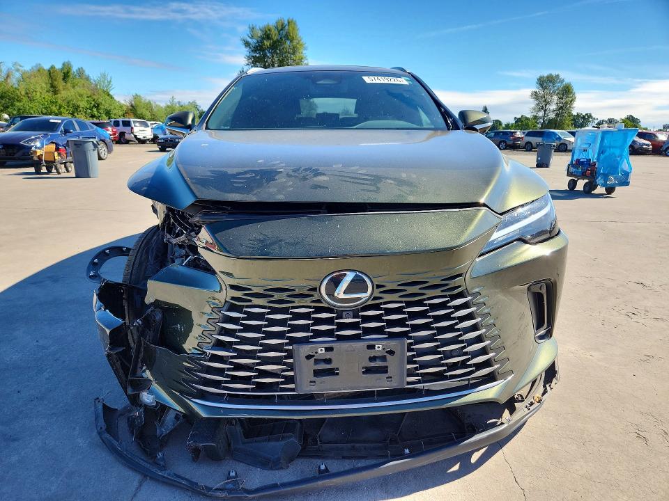 2024 Lexus Rx VIN 2T2BBMCA1RC028533 COPART salvage auction — FRONT END, Or - Salvage Title Certificate, sold $23,500 on 2026-08-17 (photo 5)