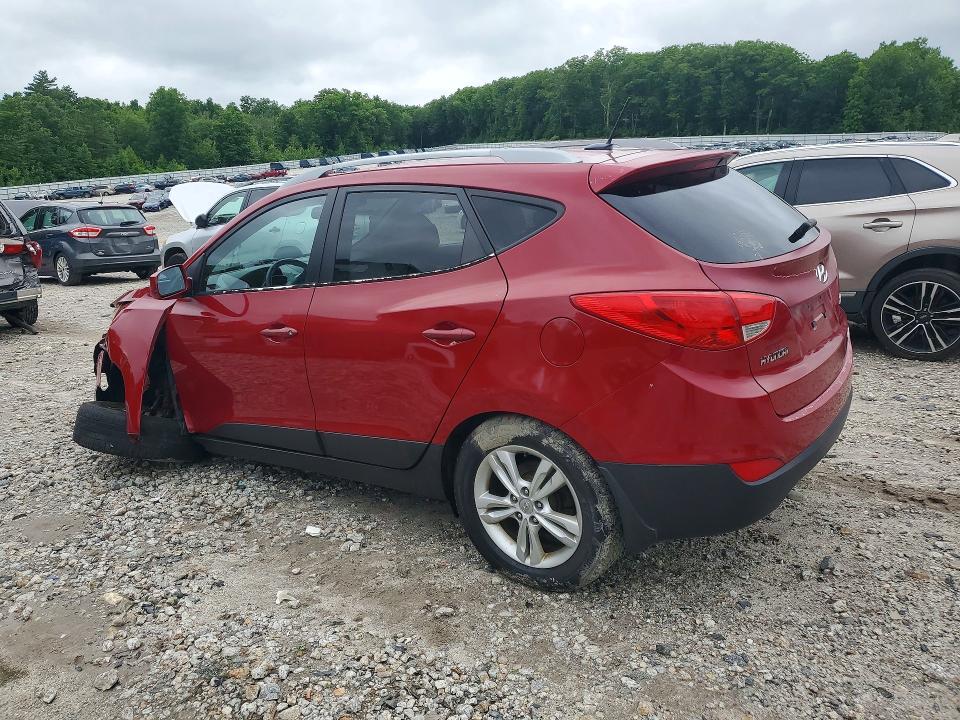 2010 Hyundai Tucson VIN KM8JUCAC7AU056610 COPART salvage auction — FRONT END, Ma - Cert Of Title-Reconstrctd Coll, sold $850 on 2026-07-08 (photo 2)