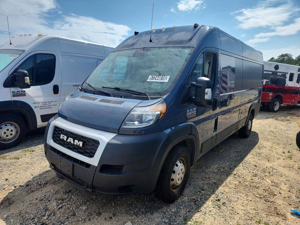 2021 Ram Promaster 3500 VIN 3C6MRVJG8ME544993 COPART salvage auction — MECHANICAL, NY - CERTIFICATE OF TITLE, sold $8,000 on 2026-07-18 (photo 1)