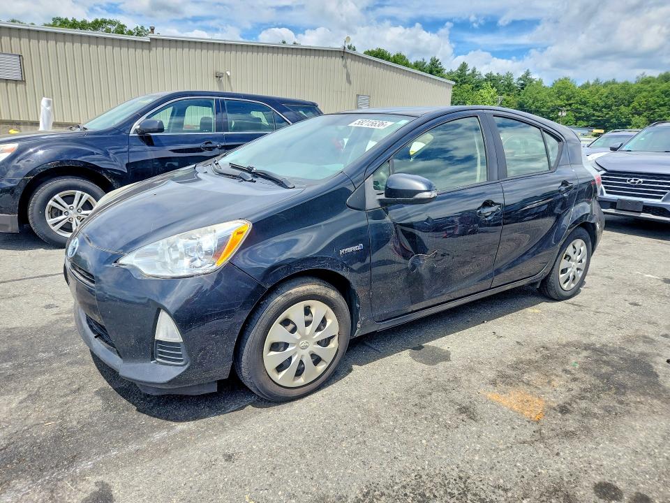 2014 Toyota Prius VIN JTDKDTB3XE1072623 COPART salvage auction — SIDE, RI - CERTIFICATE OF TITLE, sold $1,350 on 2026-07-02 (photo 1)
