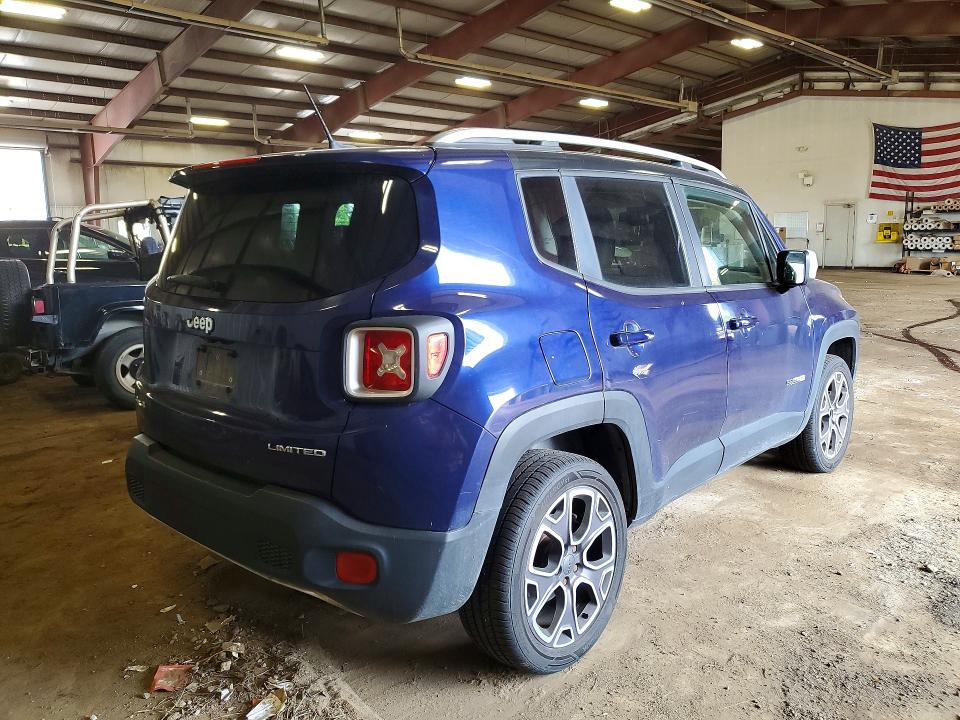 2016 Jeep Renegade VIN ZACCJBDT3GPC70449 COPART salvage auction — SIDE, MI - CERTIFICATE OF TITLE, sold $875 on 2026-07-31 (photo 3)