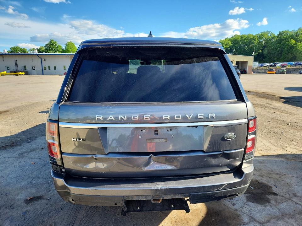 2018 Land rover VIN SALGS2SV5JA389526 COPART salvage auction — FRONT END, Ny - Mv-907A Salvage Certificate, sold $13,800 on 2026-07-14 (photo 6)