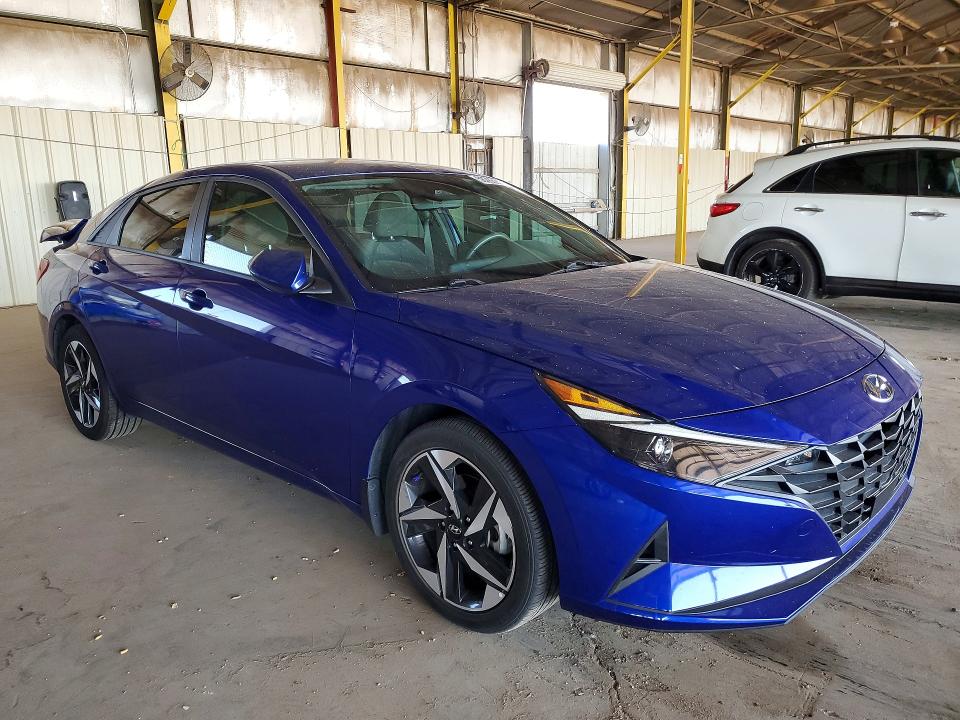 2023 Hyundai Elantra VIN KMHLS4AG6PU591783 COPART salvage auction — REAR END, AZ - CERT OF TITLE - SALVAGE, sold $6,300 on 2026-07-27 (photo 4)