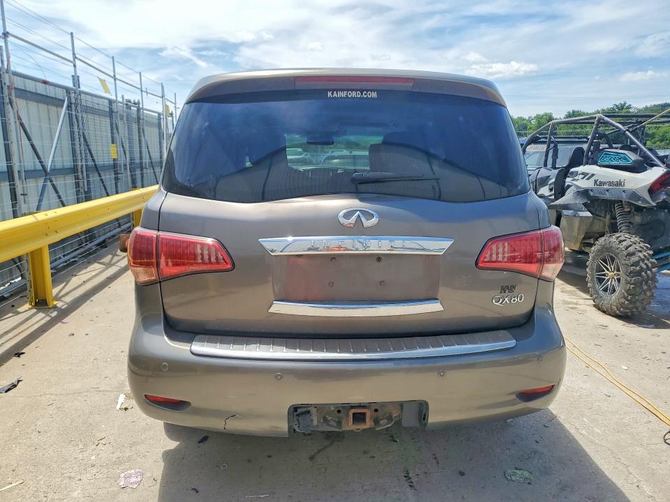 2014 Infiniti Qx80 VIN JN8AZ2NE8E9067060 COPART salvage auction — MINOR DENT/SCRATCHES, Ky - Certificate Of Title, sold $1,700 on 2026-07-29 (photo 6)