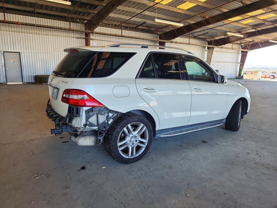 2014 Mercedes-benz M-klasse VIN 4JGDA5HB5EA382346 COPART salvage auction — REAR END, Ca - Salvage Certificate, sold $4,800 on 2026-08-06 (photo 3)