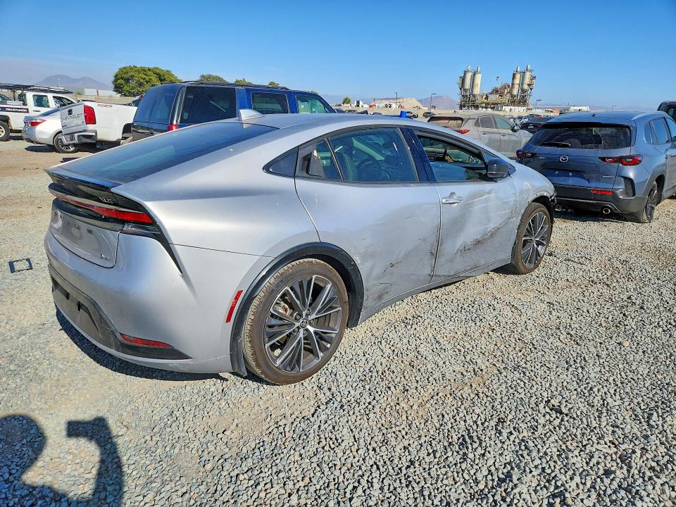2023 Toyota Prius VIN JTDACAAU6P3008261 COPART salvage auction — FRONT END, Ca - Salvage Certificate, sold $8,100 on 2026-07-24 (photo 3)