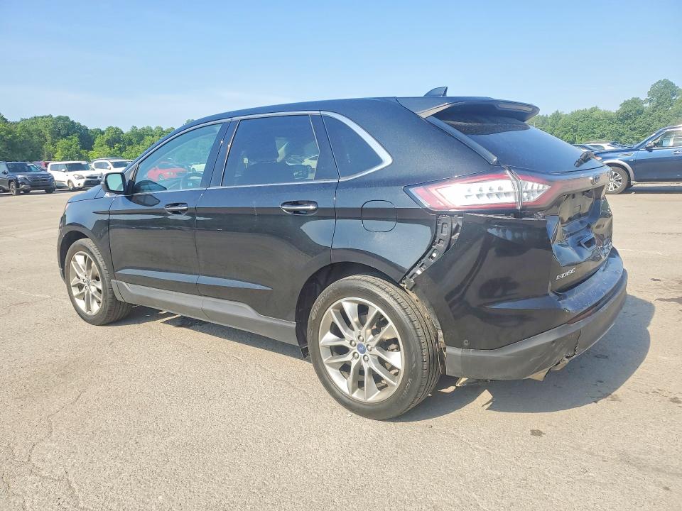 2015 Ford Edge VIN 2FMPK4K94FBB32970 COPART salvage auction — REAR END, Pa - Certificate Of Salvage, sold $3,300 on 2026-07-02 (photo 2)