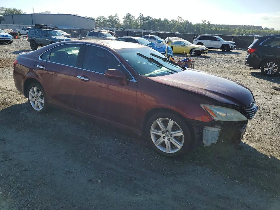2008 Lexus ES VIN JTHBJ46G882267631 COPART salvage auction — FRONT END, Sc - Cert Of Title-Salvage, sold $200 on 2026-07-13 (photo 4)