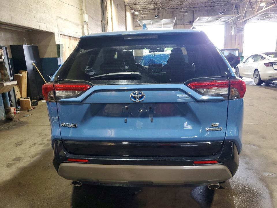 2022 Toyota Rav 4 VIN JTM16RFV6ND077143 COPART salvage auction — VANDALISM, Mi - Cert Of Title-Salvage Vehicle, sold $12,100 on 2026-07-02 (photo 6)