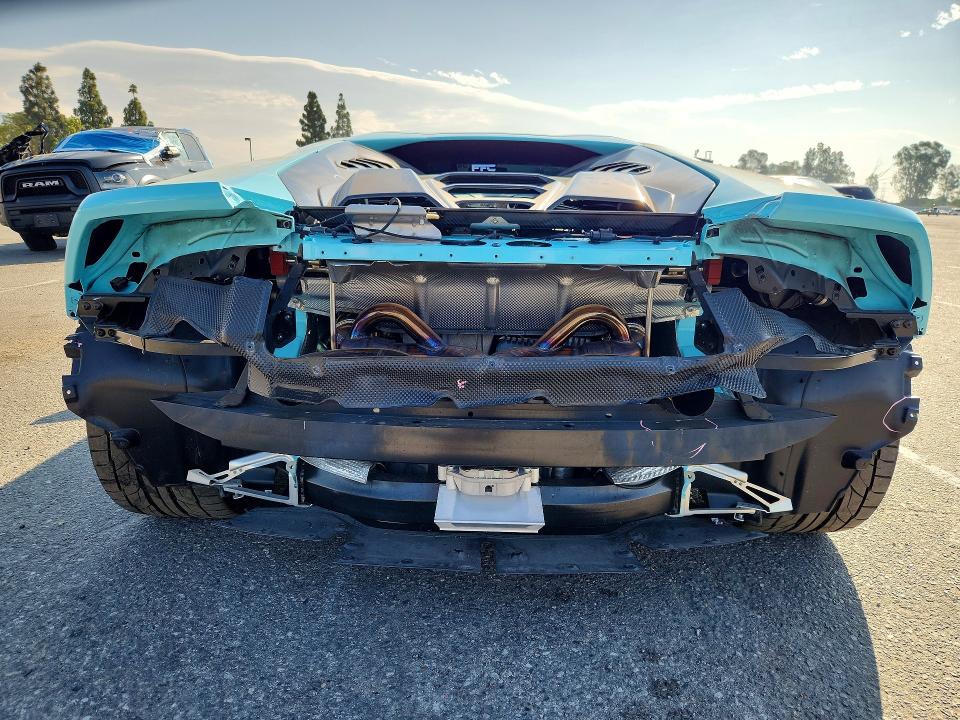 2023 Lamborghini VIN ZHWUB6ZF2PLA22610 COPART salvage auction — REAR END, Ca - Salvage Certificate, sold $202,000 on 2026-09-10 (photo 6)