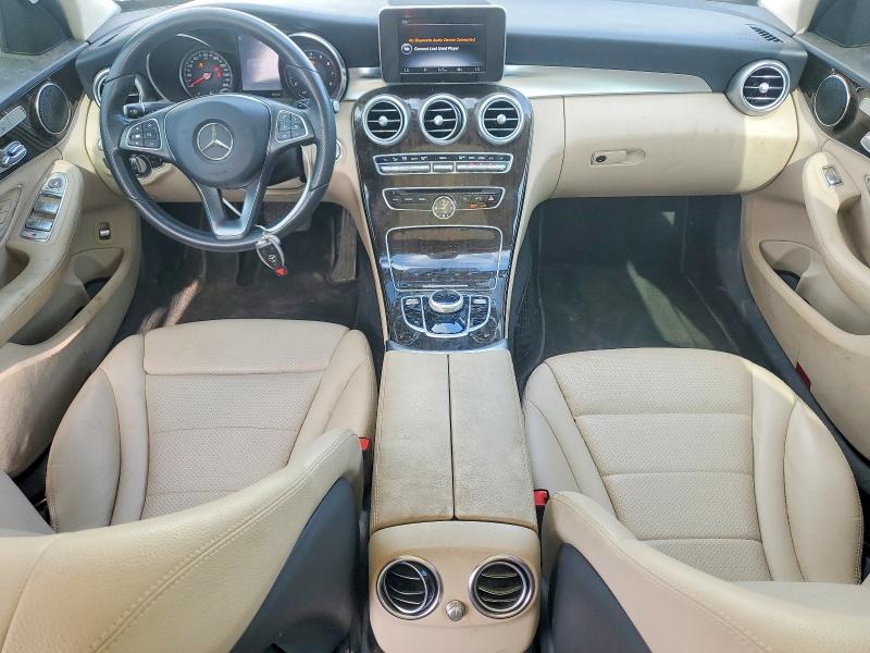 2017 Mercedes-benz C-klasse VIN WDDWF4JB0HR306726 COPART salvage auction — UNDERCARRIAGE, Salvage Title, sold $5,300 on 2026-08-03 (photo 8)