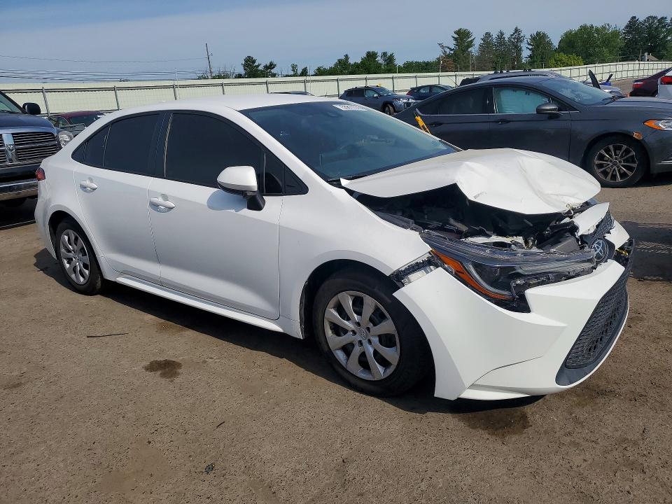 2021 Toyota Corolla VIN 5YFEPMAE8MP223143 COPART salvage auction — FRONT END, PA - CERT OF SALV-R=RECONSTRUCTED, sold $4,300 on 2026-07-31 (photo 4)