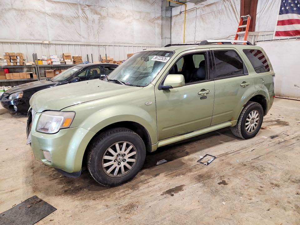 2009 Mercury Mariner VIN 4M2CU87729KJ17139 COPART salvage auction — FRONT END, Wi - Certificate Of Title, sold $325 on 2026-07-08 (photo 1)