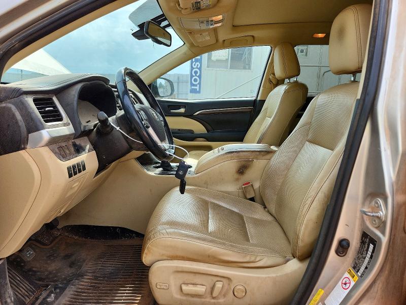 2016 Toyota Highlander VIN 5TDDKRFH6GS230355 COPART salvage auction — REAR END, OK - CERT OF TITLE-SALVAGE, sold $2,400 on 2026-07-28 (photo 7)