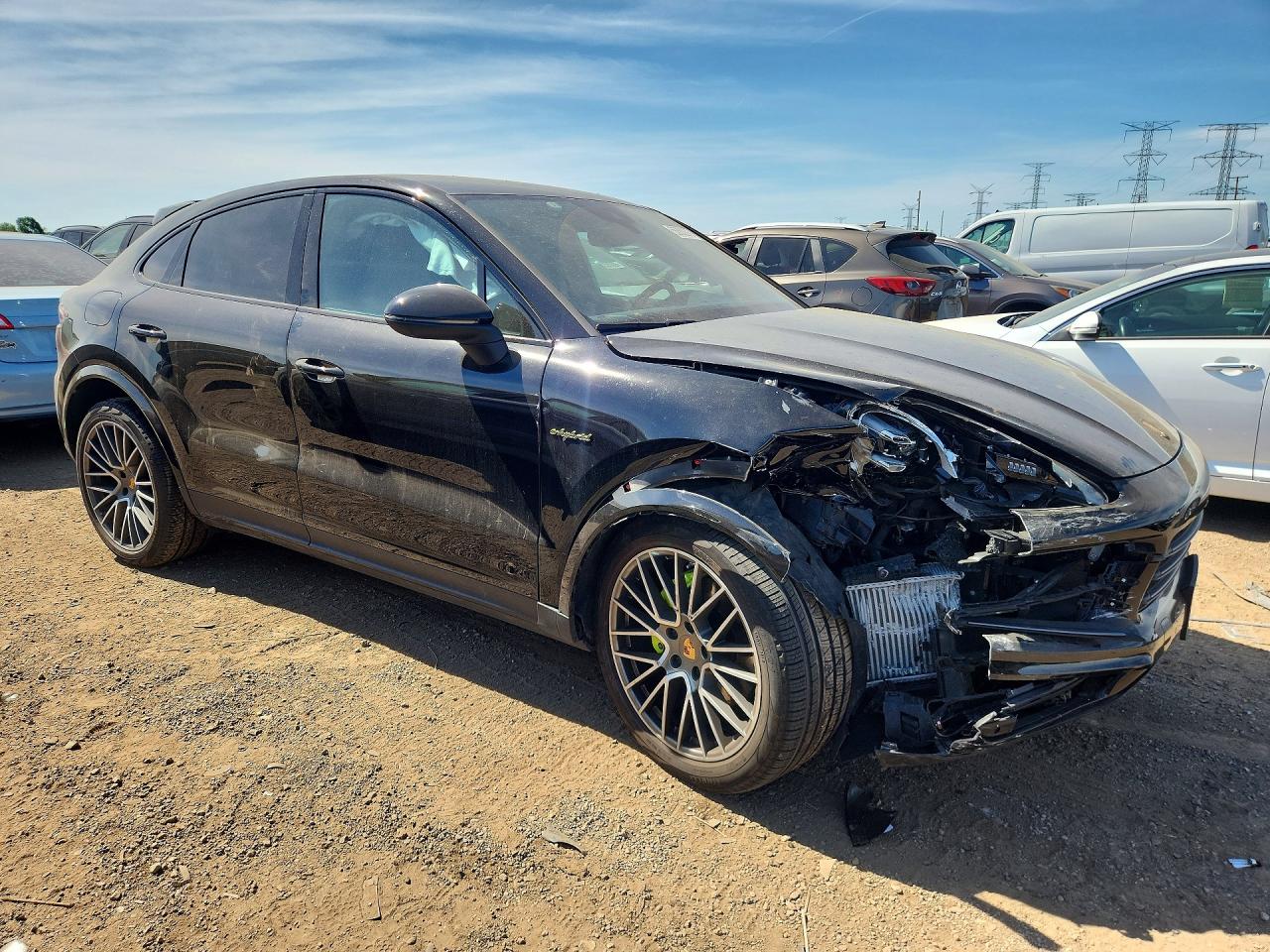 2023 Porsche Cayenne VIN WP1BE2AY7PDA28342 COPART salvage auction — Front End, IL - SALVAGE CERTIFICATE, sold $32,000 on 2026-08-13 (photo 4)