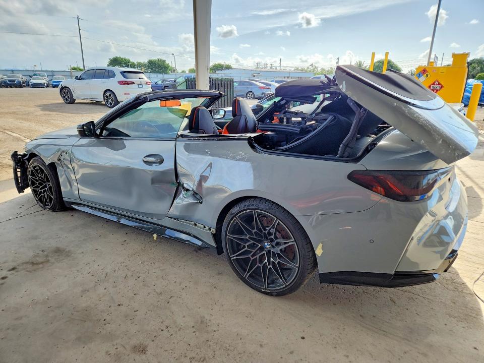2022 BMW M4 VIN WBS33BA01NCJ47540 COPART salvage auction — SIDE, Fl - Cert Of Title Slvg Rebuildable, sold $17,300 on 2026-07-15 (photo 2)