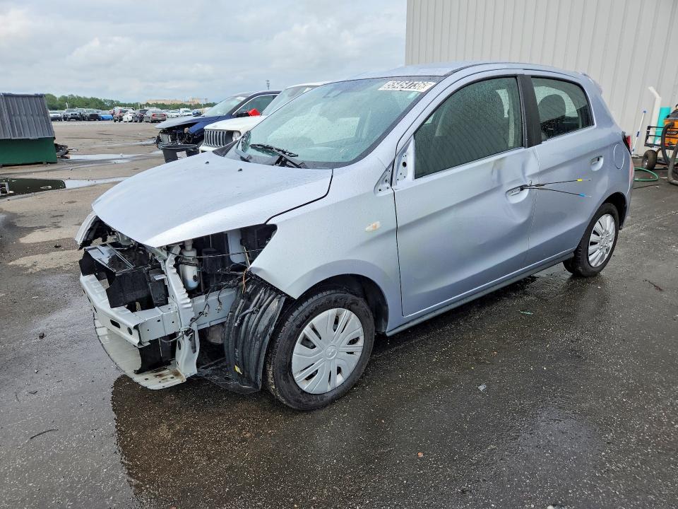 2024 Mitsubishi Mirage VIN ML32AUHJ2RH016678 COPART salvage auction — FRONT END, FL - CERTIFICATE OF TITLE (P), sold $5,900 on 2026-07-20 (photo 1)