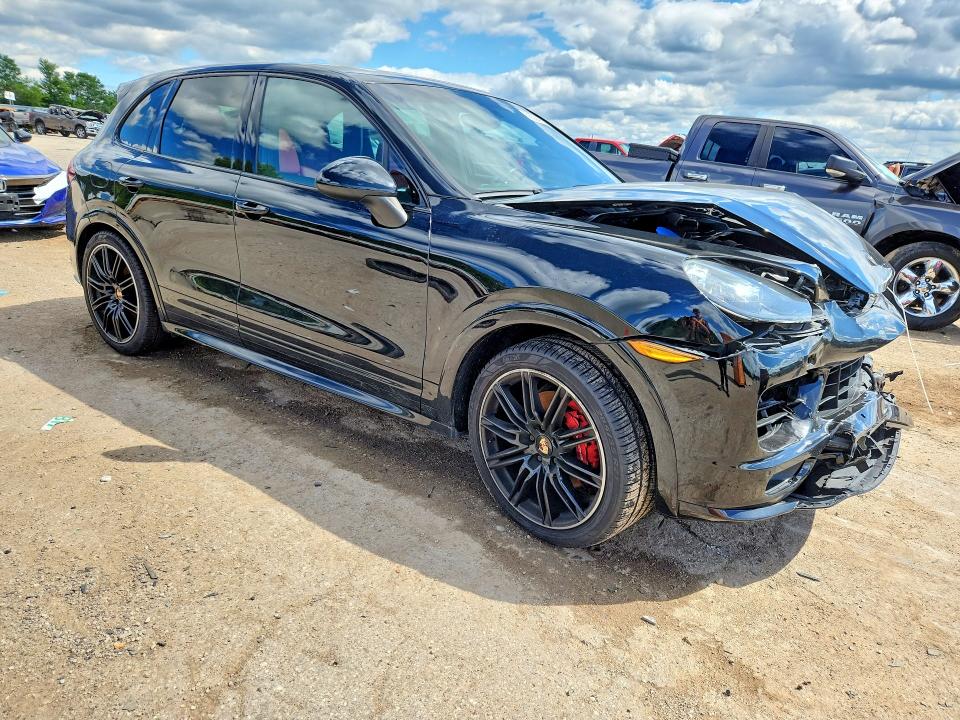2014 Porsche Cayenne VIN WP1AD2A23ELA74263 COPART salvage auction — FRONT END, Il - Salvage Certificate, sold $2,950 on 2026-08-10 (photo 4)