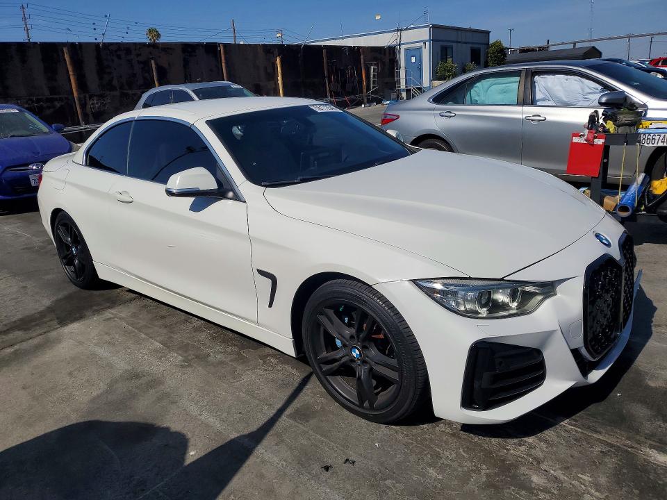 2017 BMW 4er VIN WBA4U7C58H5H19338 COPART salvage auction — FRONT END, Ca - Salvage Certificate, sold $200 on 2026-07-31 (photo 4)