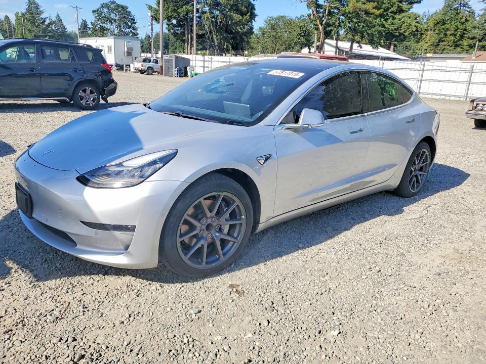 2018 Tesla VIN 5YJ3E1EA7JF041587 COPART salvage auction — FRONT END, WA - BILL OF SALE, sold $175 on 2026-07-21 (photo 1)