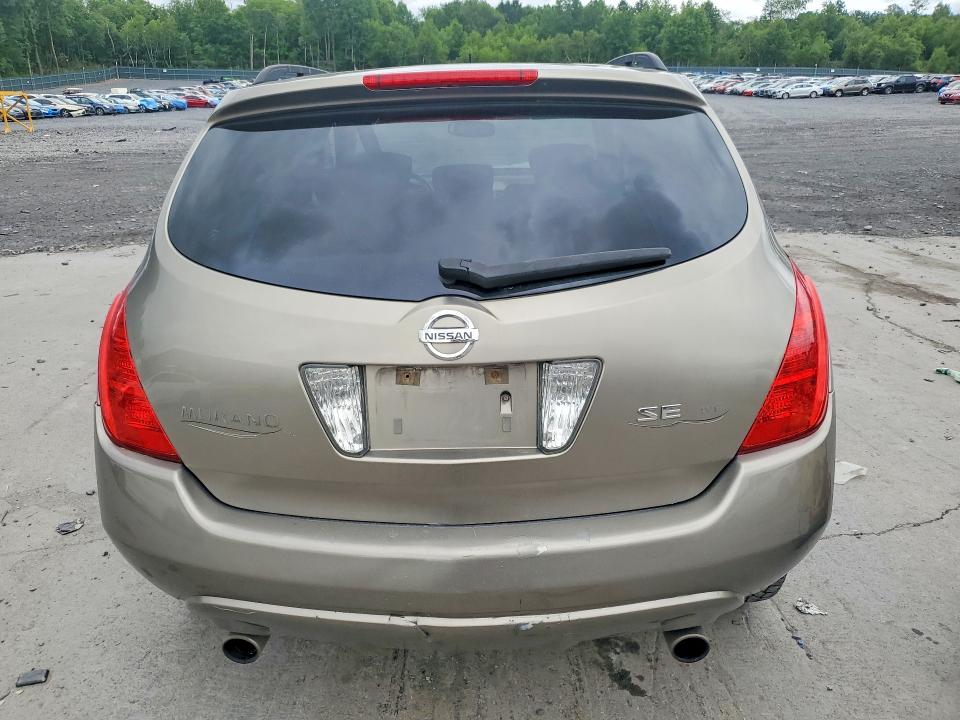2003 Nissan Murano VIN JN8AZ08W53W209825 COPART salvage auction — FRONT END, Pa - Certificate Of Salvage, sold $400 on 2026-07-08 (photo 6)