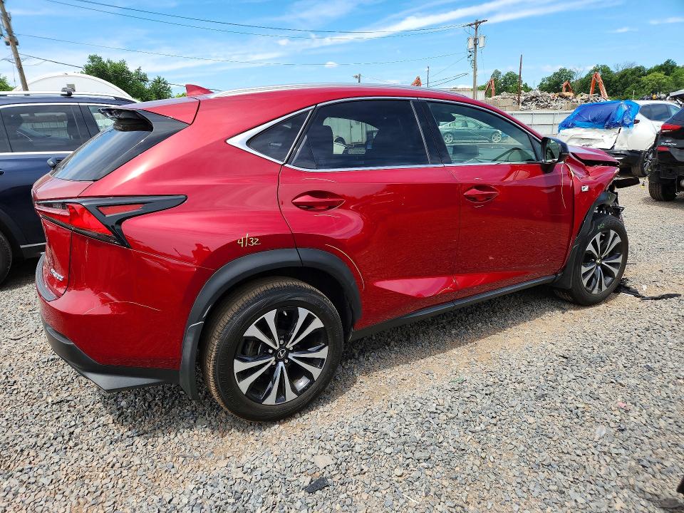 2021 Lexus VIN JTJSARDZ5M2259691 COPART salvage auction — FRONT END, NJ - CERT OF TITLE-SALVAGE, sold $3,200 on 2026-07-24 (photo 3)