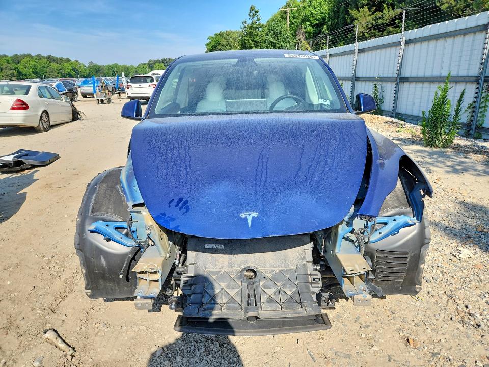 2021 Tesla Model y VIN 5YJYGDEE2MF130945 COPART salvage auction — FRONT END, Va - Cert Of Title - Salvage, sold $8,100 on 2026-07-14 (photo 5)