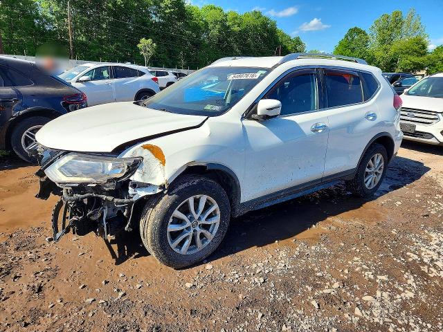2017 Nissan Rogue VIN KNMAT2MV6HP532322 COPART salvage auction — FRONT END, Pa - Certificate Of Salvage, sold $1,050 on 2026-07-27 (photo 1)