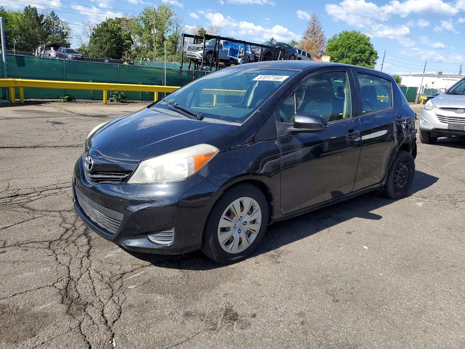 2013 Toyota Yaris VIN JTDKTUD34DD556841 COPART salvage auction — REAR END, Co - Public - Salvage Title, sold $1,600 on 2026-07-09 (photo 1)