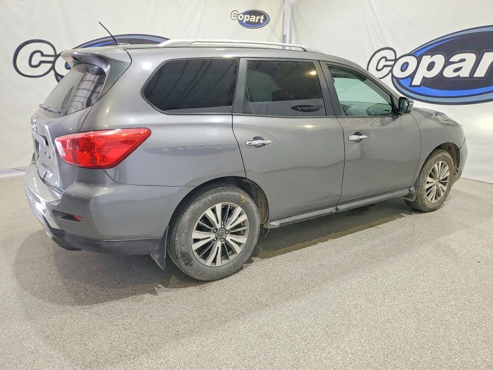 2017 Nissan Pathfinder VIN 5N1DR2MNXHC601639 COPART salvage auction — REAR END, CA - CERTIFICATE OF TITLE, sold $675 on 2026-07-02 (photo 3)