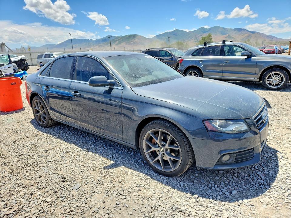 2011 Audi A4 VIN WAUFFAFL0BN039741 COPART salvage auction — FRONT END, Ut - Salvage Certificate, sold $700 on 2026-07-28 (photo 4)