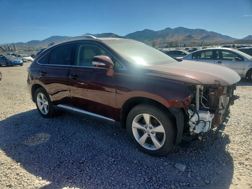 2013 Lexus Rx VIN 2T2BK1BA5DC157321 COPART salvage auction — FRONT END, Ca - Salvage Certificate, sold $5,500 on 2026-07-03 (photo 4)