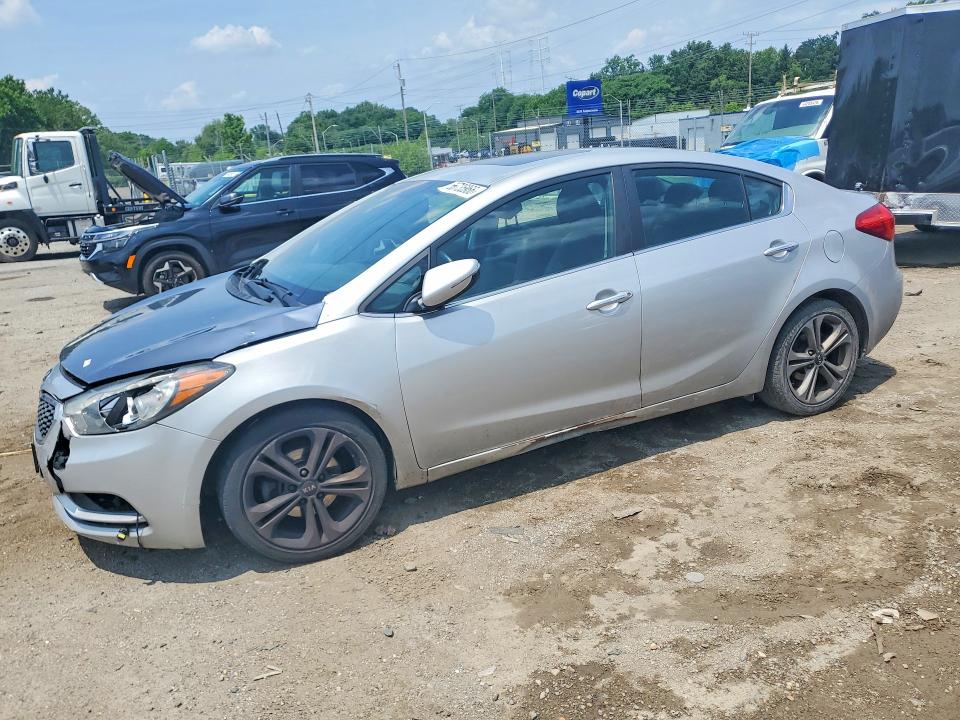 2016 Kia Forte VIN KNAFZ4A85G5569951 COPART salvage auction — FRONT END, Salvage Title, sold $700 on 2026-07-09 (photo 1)